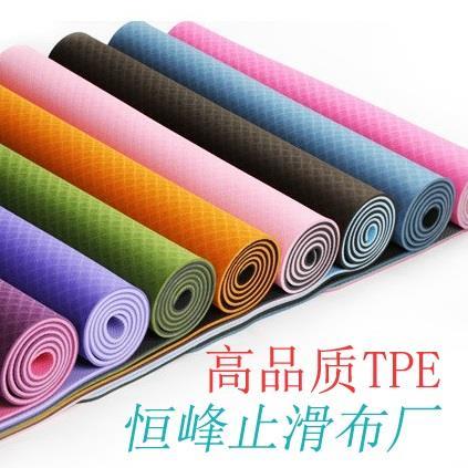 梵雅竺tpe瑜伽垫双色厂家直销欢迎选购